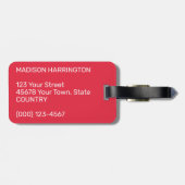 Aangepaste tekst Medisch apparaat Bagagelabel (Achterkant horizontaal)