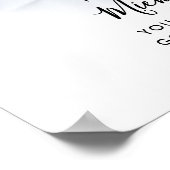 Aangepaste tekst Memorial Foto Afdrukken Poster (Hoek)