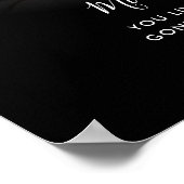 Aangepaste tekst Memorial Foto Afdrukken Poster (Hoek)