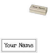 Aangepaste tekst met handgeschreven naam voor kind rubberstempel (Gestempeld)