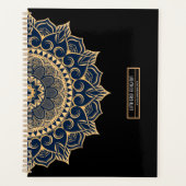 Aangepaste tekst met luxe mandala planner (Voorkant)