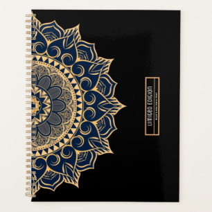 Aangepaste tekst met luxe mandala planner