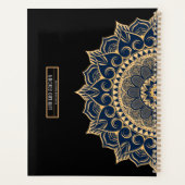 Aangepaste tekst met luxe mandala planner (Achterkant)