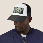 Aangepaste Tekst Met Naam van Knuffel Panda Gedruk Trucker Pet (In situ)