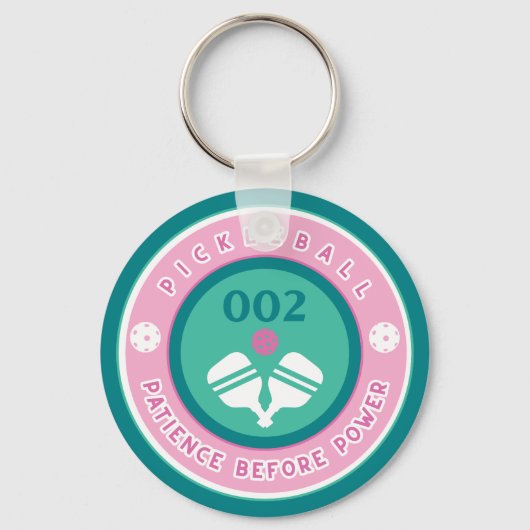 Aangepaste tekst met twee zijden pekelbal sleutelhanger (Voorkant)