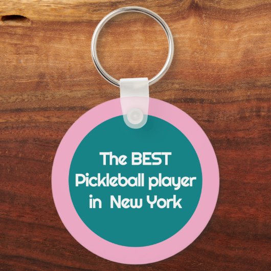 Aangepaste tekst met twee zijden pekelbal sleutelhanger (Achterkant)