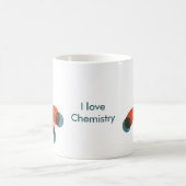 Aangepaste tekst Methane Molecule I Love Chemstry Koffiemok (Center)