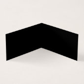 AANGEPASTE TEKST - Minimalistisch zwart Visitekaartje (Binnen)