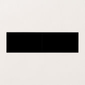 AANGEPASTE TEKST - Minimalistisch zwart Visitekaartje (Binnenkant ongevouwen)