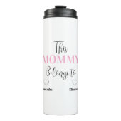 Aangepaste tekst Moederdag Thermische Tumbler Thermosbeker (Voorkant)