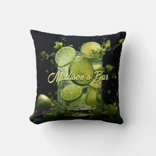 Aangepaste tekst Mojito Cocktail Kussen