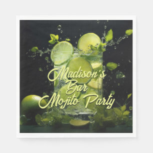 Aangepaste tekst Mojito Cocktail Servet