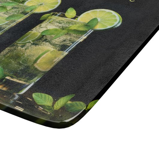 Aangepaste tekst Mojito Cocktails Snijplank (Hoek)