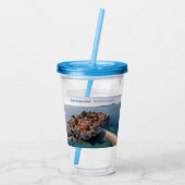Aangepaste tekst Montenegro Acryl Drinkbeker (Achterkant)