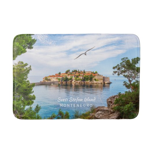 Aangepaste tekst Montenegro Badmat (Voorkant)