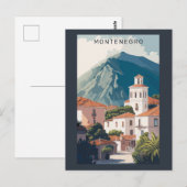 Aangepaste tekst Montenegro Briefkaart (Voorkant / Achterkant)