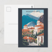 Aangepaste tekst Montenegro Briefkaart (Voorkant / Achterkant)