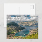 Aangepaste tekst Montenegro Briefkaart (Voorkant / Achterkant)
