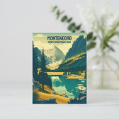 Aangepaste tekst Montenegro Briefkaart (Staand voorkant)