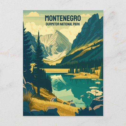Aangepaste tekst Montenegro Briefkaart (Voorkant)