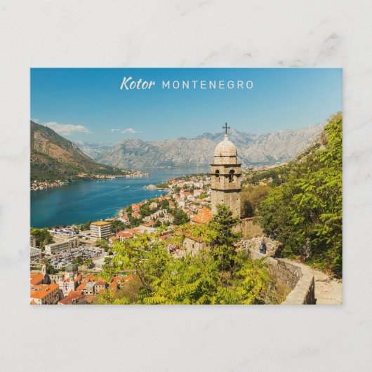 Aangepaste tekst Montenegro Briefkaart (Voorkant)