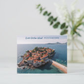 Aangepaste tekst Montenegro Briefkaart (Staand voorkant)