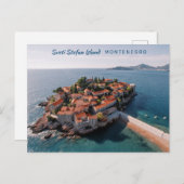 Aangepaste tekst Montenegro Briefkaart (Voorkant / Achterkant)