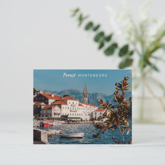 Aangepaste tekst Montenegro Briefkaart (Staand voorkant)