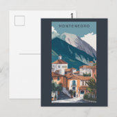 Aangepaste tekst Montenegro Briefkaart (Voorkant / Achterkant)
