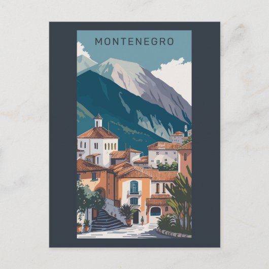 Aangepaste tekst Montenegro Briefkaart (Voorkant)