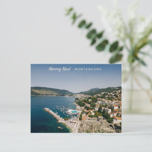 Aangepaste tekst Montenegro Briefkaart (Staand voorkant)