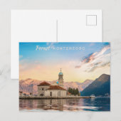 Aangepaste tekst Montenegro Briefkaart (Voorkant / Achterkant)