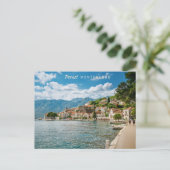 Aangepaste tekst Montenegro Briefkaart (Staand voorkant)