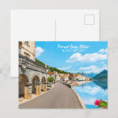 Aangepaste tekst Montenegro Briefkaart (Voorkant / Achterkant)