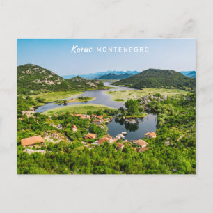 Aangepaste tekst Montenegro Briefkaart
