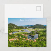 Aangepaste tekst Montenegro Briefkaart (Voorkant / Achterkant)