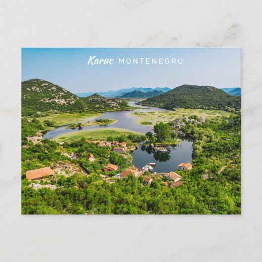 Aangepaste tekst Montenegro Briefkaart (Voorkant)