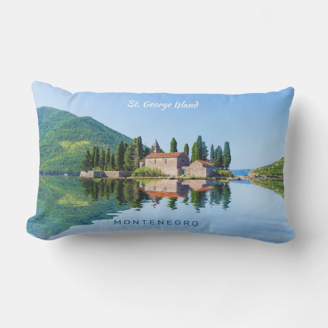 Aangepaste tekst Montenegro Buitenkussen (Voorkant)