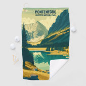 Aangepaste tekst Montenegro Golfhanddoek (Insitu)