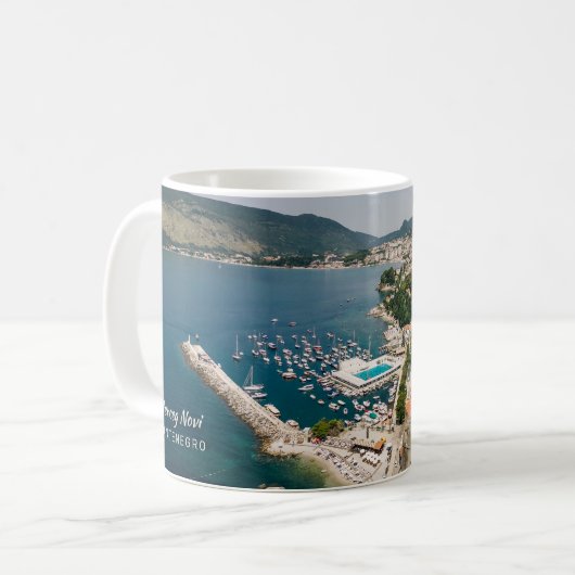 Aangepaste tekst Montenegro Koffiemok (Voorkant links)