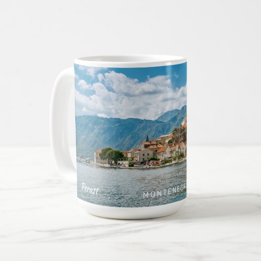 Aangepaste tekst Montenegro Koffiemok (Voorkant links)