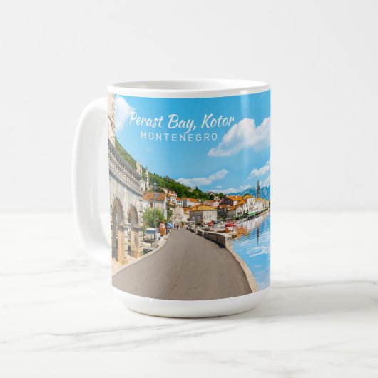 Aangepaste tekst Montenegro Koffiemok (Voorkant links)
