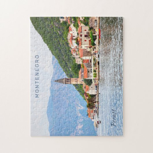 Aangepaste tekst Montenegro Legpuzzel (Verticaal)