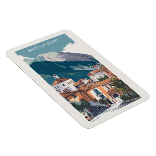 Aangepaste tekst Montenegro Magneet (Rechterzijde)