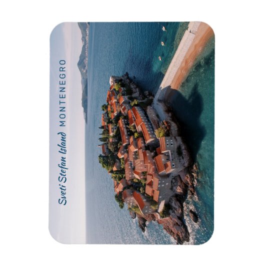 Aangepaste tekst Montenegro Magneet (Verticaal)