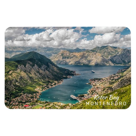 Aangepaste tekst Montenegro Magneet (Horizontaal)