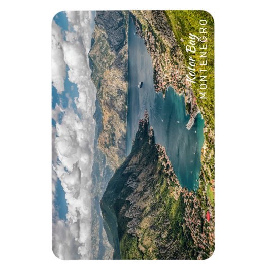 Aangepaste tekst Montenegro Magneet (Verticaal)