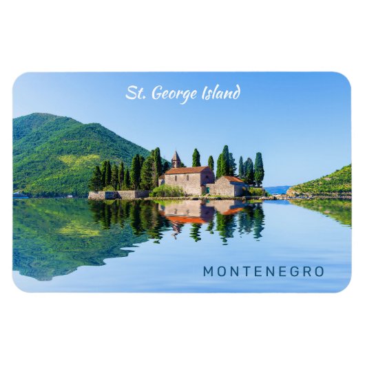 Aangepaste tekst Montenegro Magneet (Horizontaal)