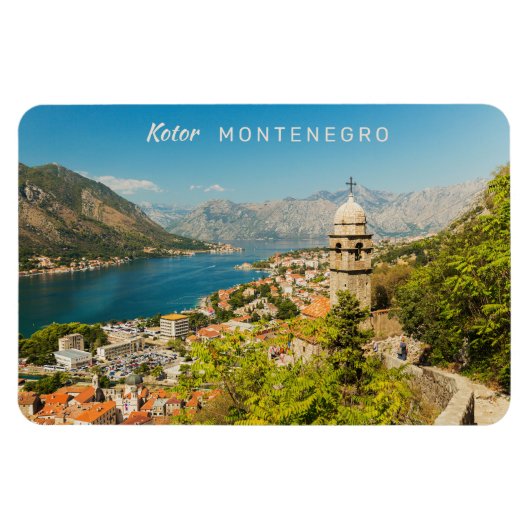 Aangepaste tekst Montenegro Magneet (Horizontaal)