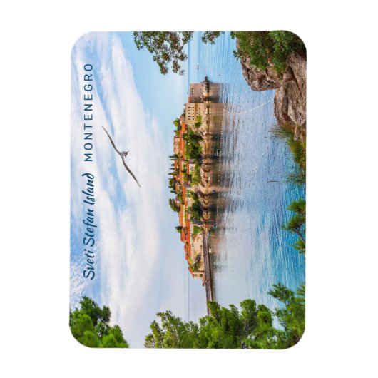 Aangepaste tekst Montenegro Magneet (Verticaal)